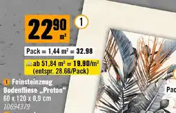 Hornbach Feinsteinzeug Bodenfliese ,,Proton" Angebot