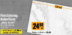 Hornbach Feinsteinzeug Bodenfliese „Galaxy Azzuro" Angebot