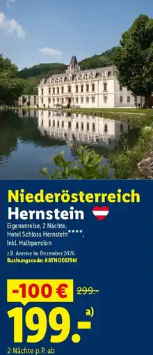 Lidl Niederösterreich Hernstein Hotel Schloss Hernstein Angebot