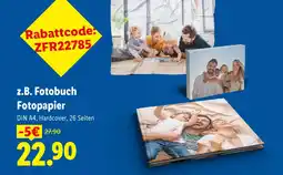 Lidl Fotobuch Fotopapier Angebot