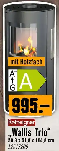 Hornbach Rotheigner Kaminöfen ,,Wallis Trio“ Angebot