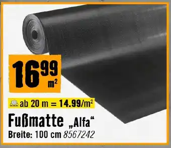 Fußmatte "Alfa"