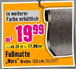 Hornbach Fußmatte "Mars" Angebot