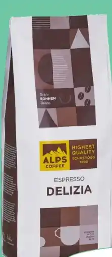 MPreis Schreyögg Alps Coffee Espresso Delizia Angebot
