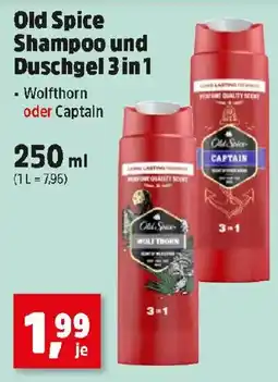 Thomas Philipps Old Spice Shampoo und Duschgel 3 in 1 Angebot