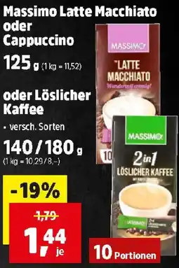 Thomas Philipps Massimo Latte Macchiato oder Cappuccino Angebot