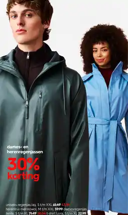 HEMA dames- en herenregenjassen Angebot