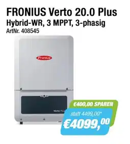 e-tec Fronius Verto 20.0 Plus Hybrid-WR, 3 MPPT, 3-phasisig Angebot