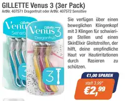 e-tec Gillette Venus 3 Angebot