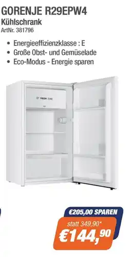 e-tec Gorenje R29EPW4 Kühlschrank Angebot