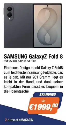 e-tec Samsung Galaxy Z Fold 8 Angebot