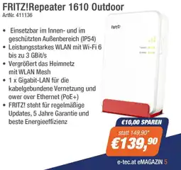 e-tec FRITZ! Repeater 1610 Outdoor Angebot