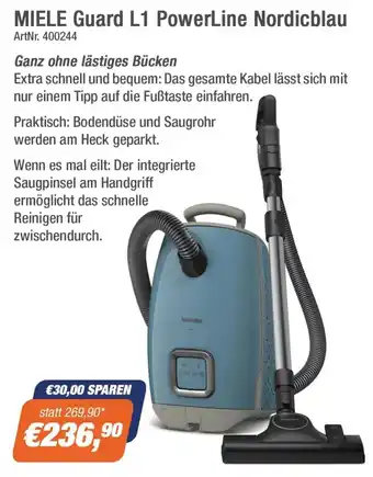 Miele Guard L1 PowerLine Nordicblau