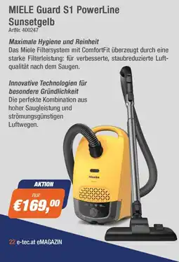 e-tec Miele Guard S1 PowerLine Sunsetgelb Angebot