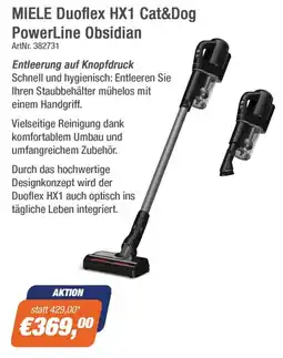 e-tec Miele Duoflex HX1 Cat&Dog PowerLine Obsidian Angebot