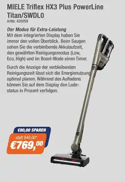 e-tec Miele Triflex HX3 Plus PowerLine Titan/SWDLO Angebot