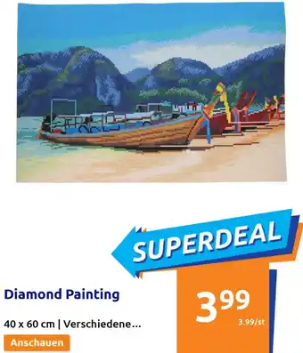 Action Diamond Painting 40x60 cm Angebot