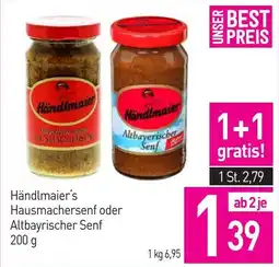 Sutterlüty Händlmaier's Hausmachersenf oder Altbayerischer Senf Angebot