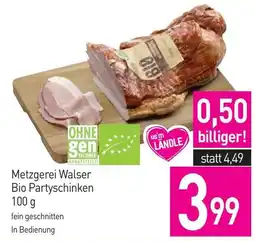 Sutterlüty Metzgerei Walser Bio Partyschinken Angebot