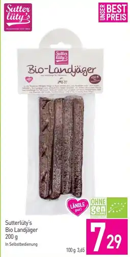 Sutterlüty Sutterlüty's Bio Landjäger Angebot