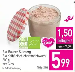 Sutterlüty Bio Bauern Sulzberg Bio Kalbfleischleberstreichwurst Angebot