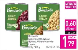 Sutterlüty Bonduelle Kidney Bohnen, Weisse Bohnen, Kichererbsen oder Linsen Angebot
