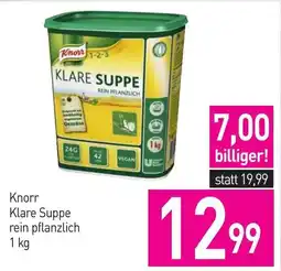 Sutterlüty Knorr Klare Suppe rein pflanzlich Angebot
