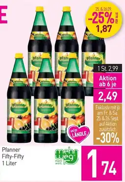 Sutterlüty Pfanner Fifty-Fifty Angebot