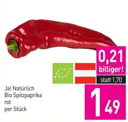 Sutterlüty Ja! Natürlich Bio Spitzpaprika rot Angebot