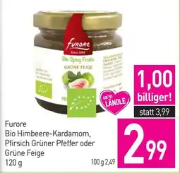Sutterlüty Furore Bio Himbeere-Kardamom, Pfirsich Grüner Pfeffer oder Grüne Feige Angebot