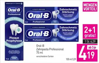 Sutterlüty Oral-B Zahnpasta Professional Angebot