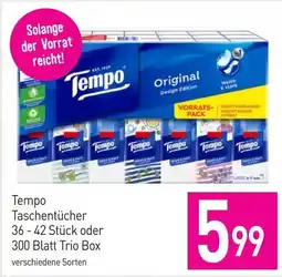 Sutterlüty Tempo Taschentücher Angebot