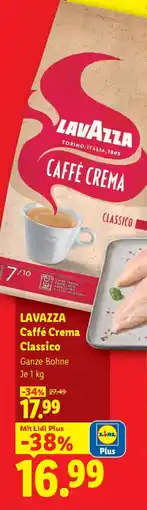 Lidl Lavazza Caffé Crema Classico Angebot