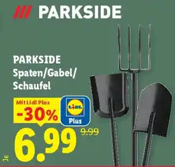 Lidl Parkside Spaten/Gabel/Schaufel Angebot