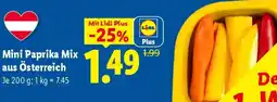 Lidl Mini Paprika Mix aus Österreich Angebot