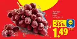 Lidl Trauben rot kernlos Angebot