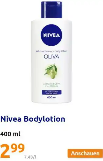 Action Nivea Bodylotion 400 ml Angebot