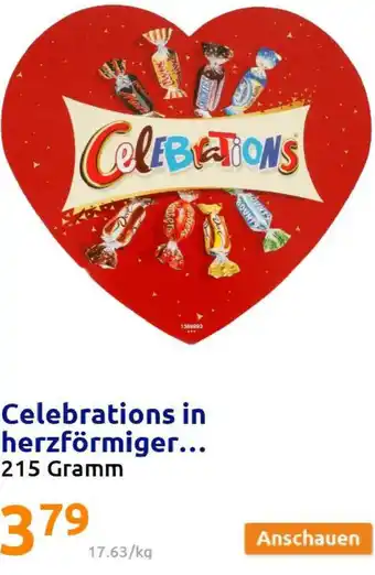 Action Celebrations In Herzförmiger Geschenkverpackung 215 Gramm Angebot