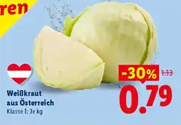 Lidl Weißkraut aus Österreich Angebot