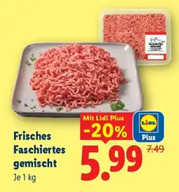 Lidl Frisches Faschiertes gemischt Angebot