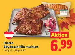 Lidl Frische BBQ Bauch-Ribs mariniert Angebot