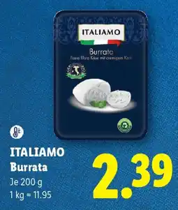 Lidl Italiamo Burrata Angebot