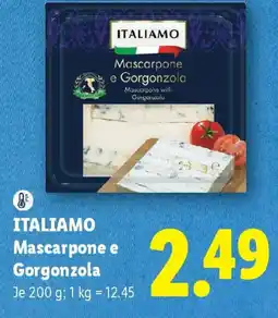 Lidl Italiamo Mascarpone e Gorgonzola Angebot