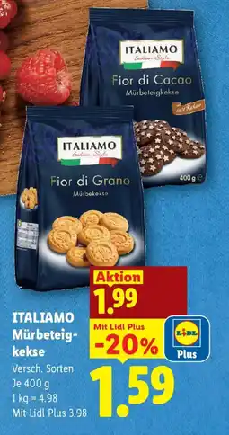 Lidl ITALIAMO Mürbeteigkekse Angebot