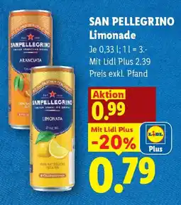 Lidl San Pellegrino Limonade Angebot