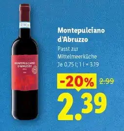 Lidl Chiaravita Montepulciano d'Abruzzo Angebot