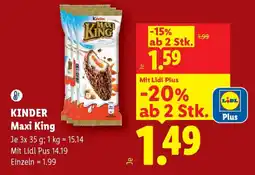 Lidl Kinder Maxi King Angebot