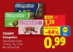 Lidl TRUMPF Schogetten Angebot