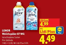 Lidl Lenor Weichspüler Angebot