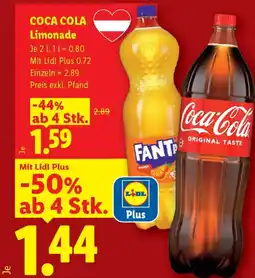 Lidl Coca Cola Limonade Angebot